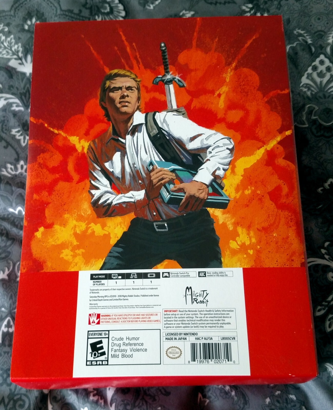 Saturday Morning RPG Collectors Edition Nintendo Switch Limited Run Games + Card
