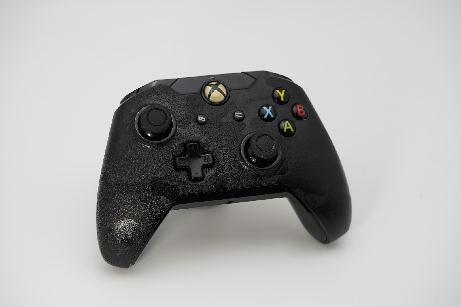 PDP Wired Controller For XBOX ONE Black Stealth Camo 048-065 NO CABLE