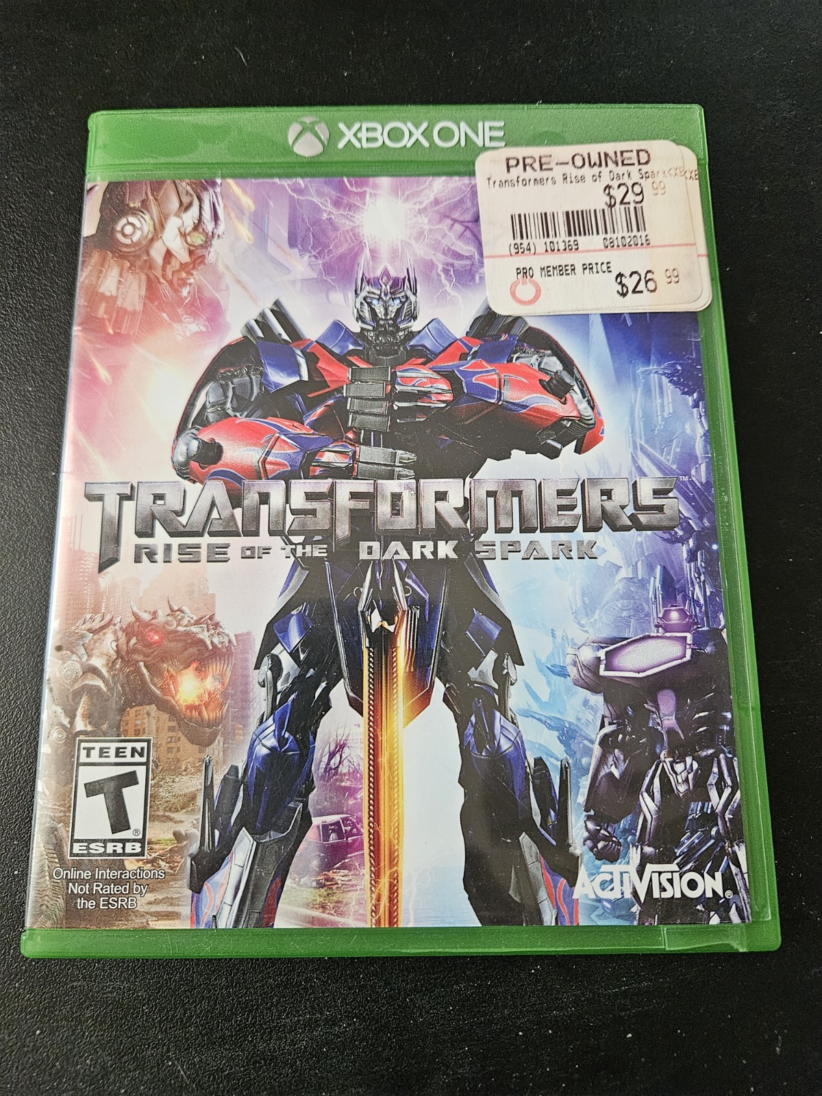 Transformers: Rise of the Dark Spark (Microsoft Xbox One, 2014)