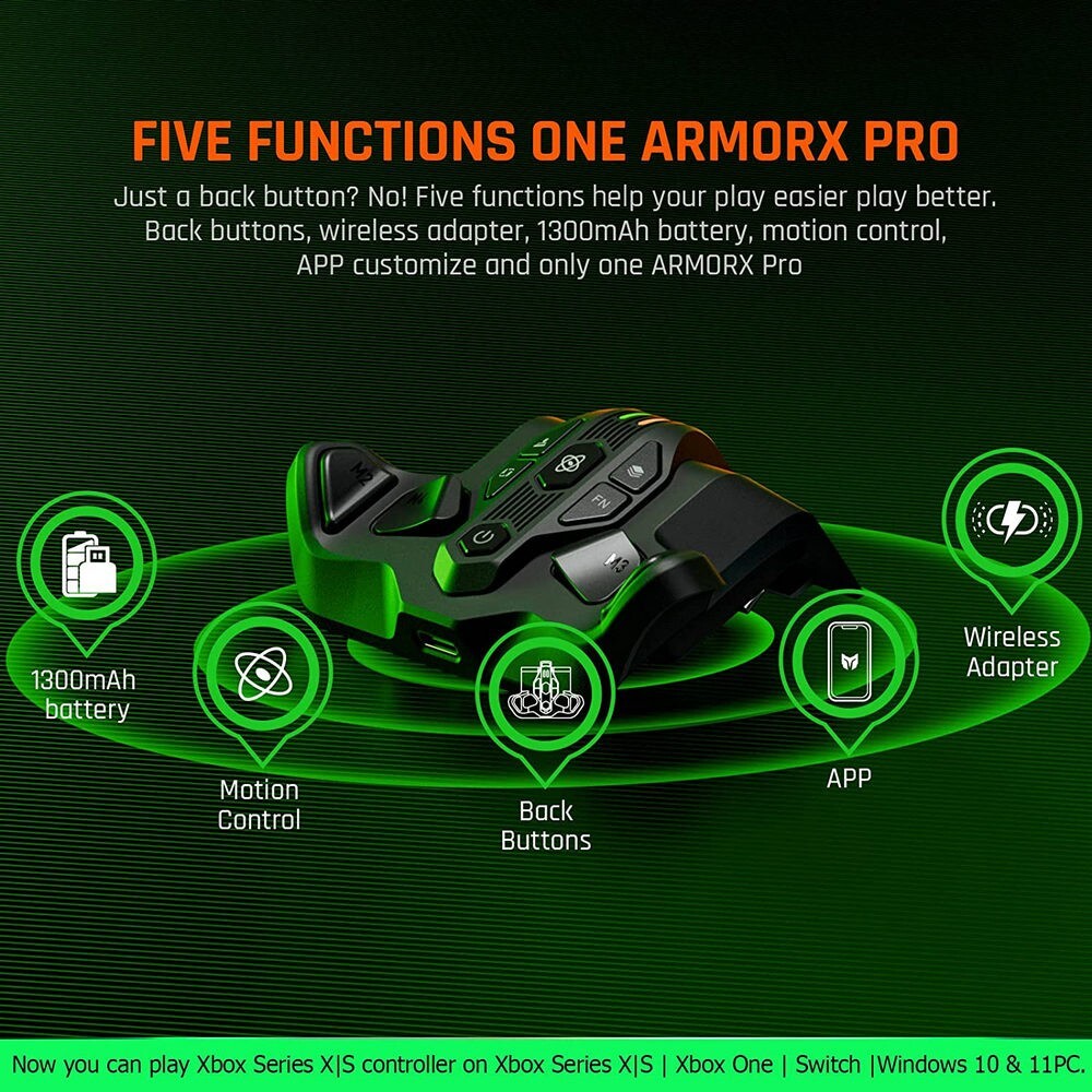 BIGBIGWON Controller Back Button Motion Control Wireless Adapter Switch Xbox PC