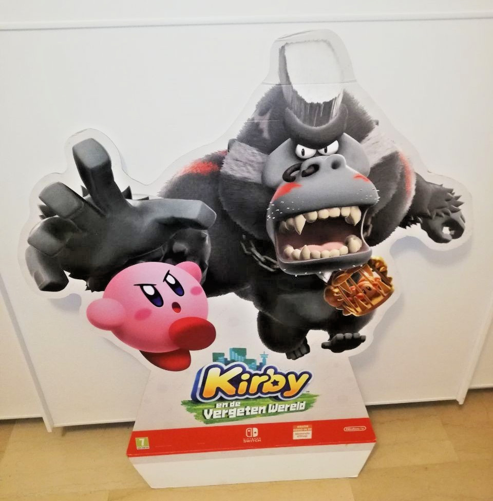 Official Kirby and the Forgotten Land Store Display Standee Promo Sign Nintendo