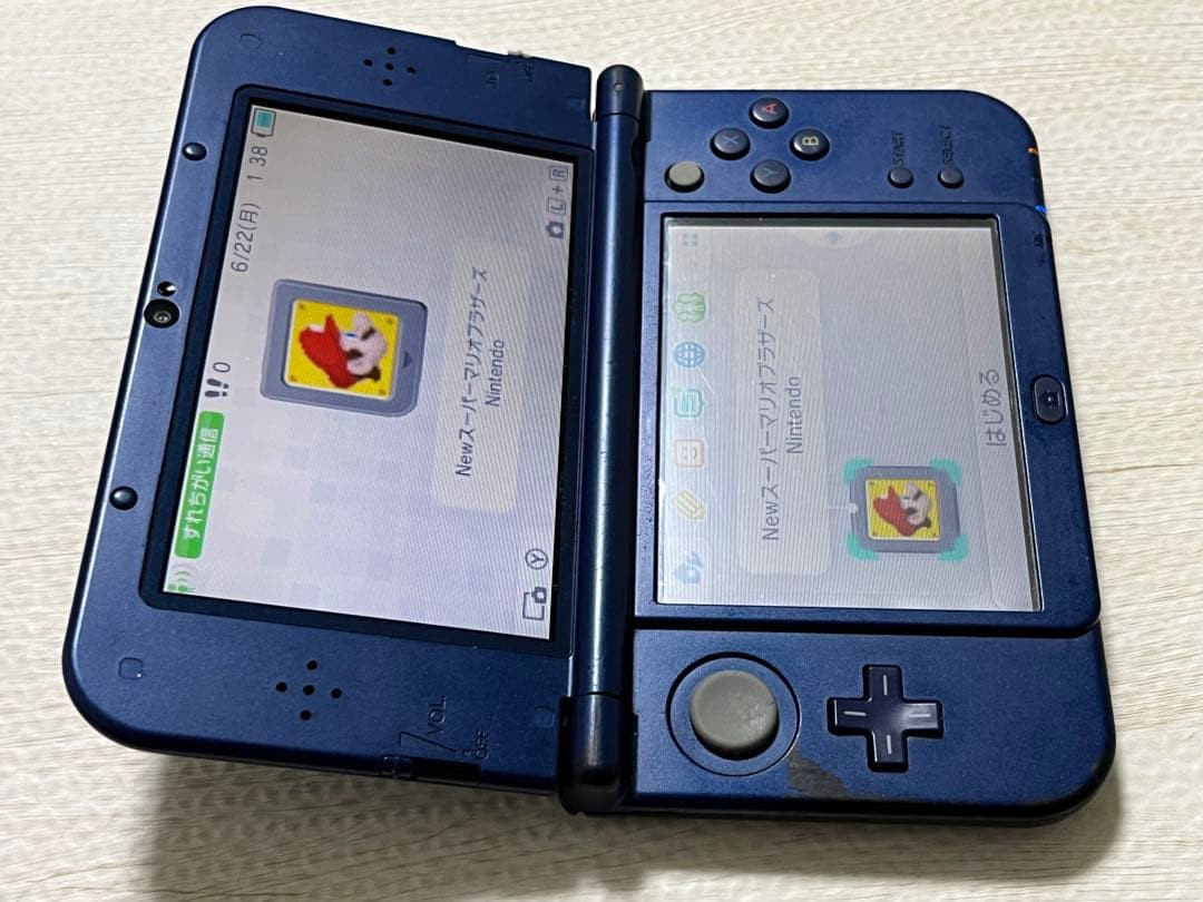 Nintendo New 3DS LL XL Console Metallic Blue Handheld Japan Region Locked 0294