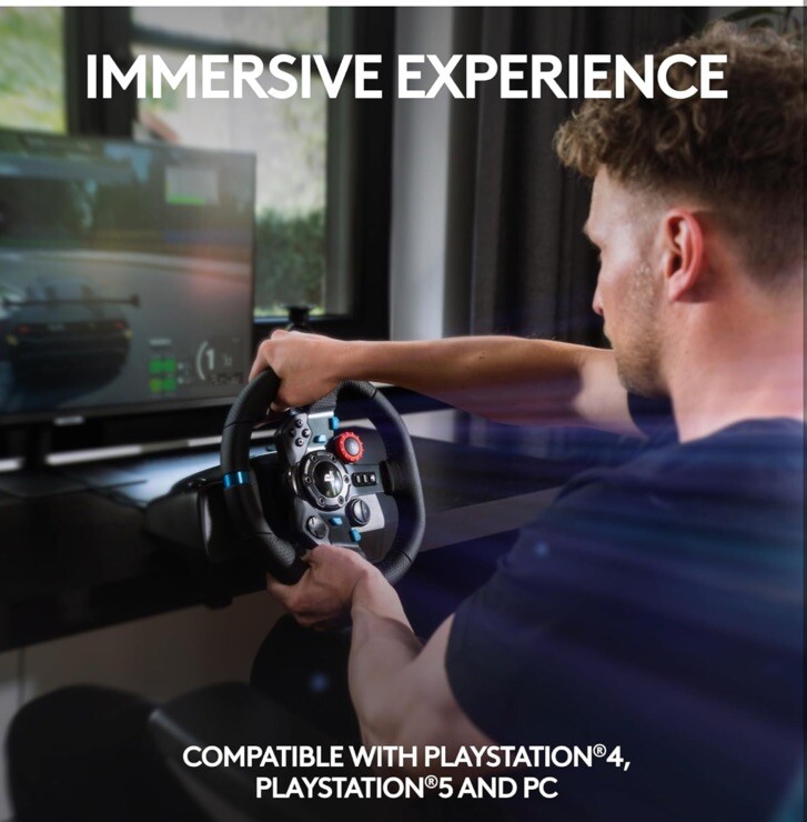 Logitech G29 Driving Force Racing Wheel – Black (941-000110)