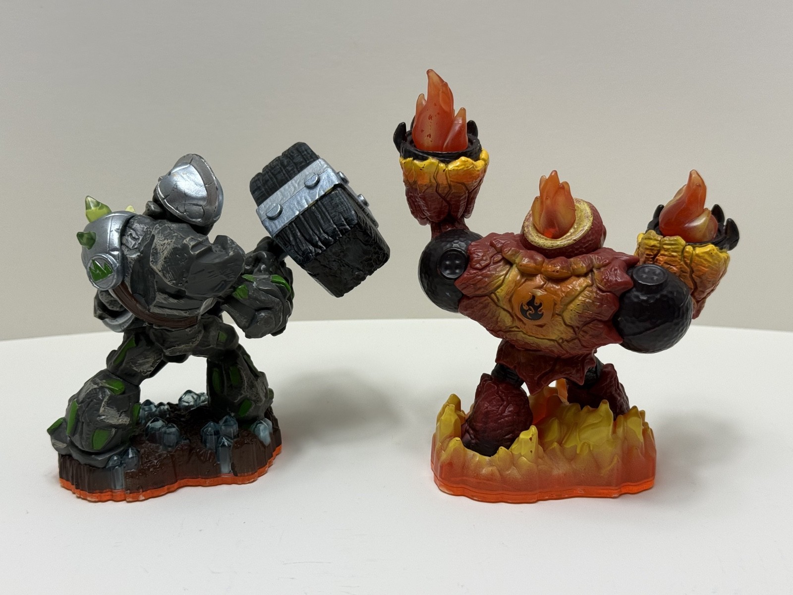 Activision Skylanders Giants Figures Lot of Two – Granite Crusher & Hot Head