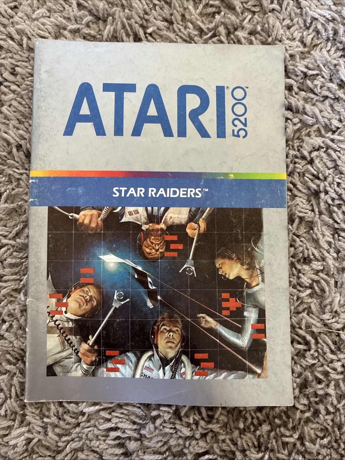 Vintage Atari 5200 1982 Star Riders Video Game Manual (manual only)