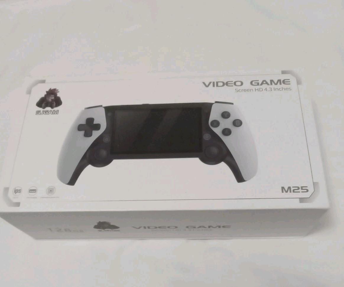 Set Of 5 Handheld Retro Gaming Consoles With Controllers