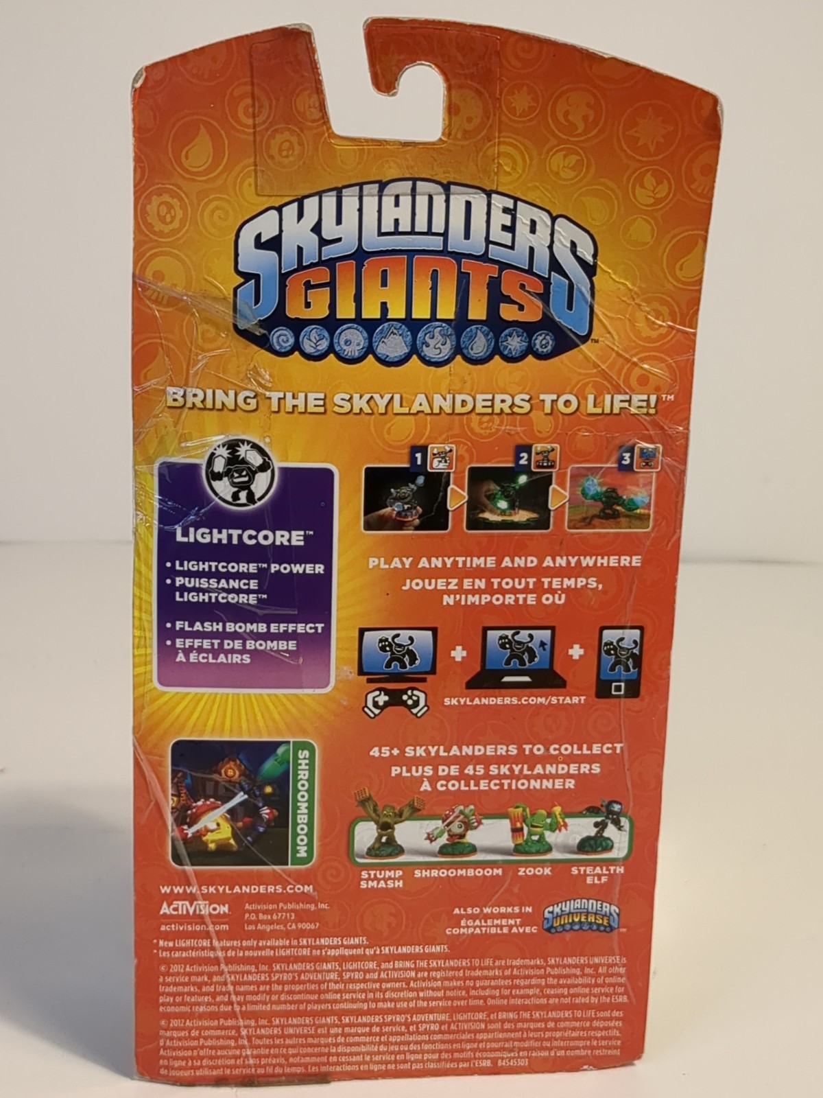 Skylanders Giants: Shroomboom Character Lights Up Series 2 New