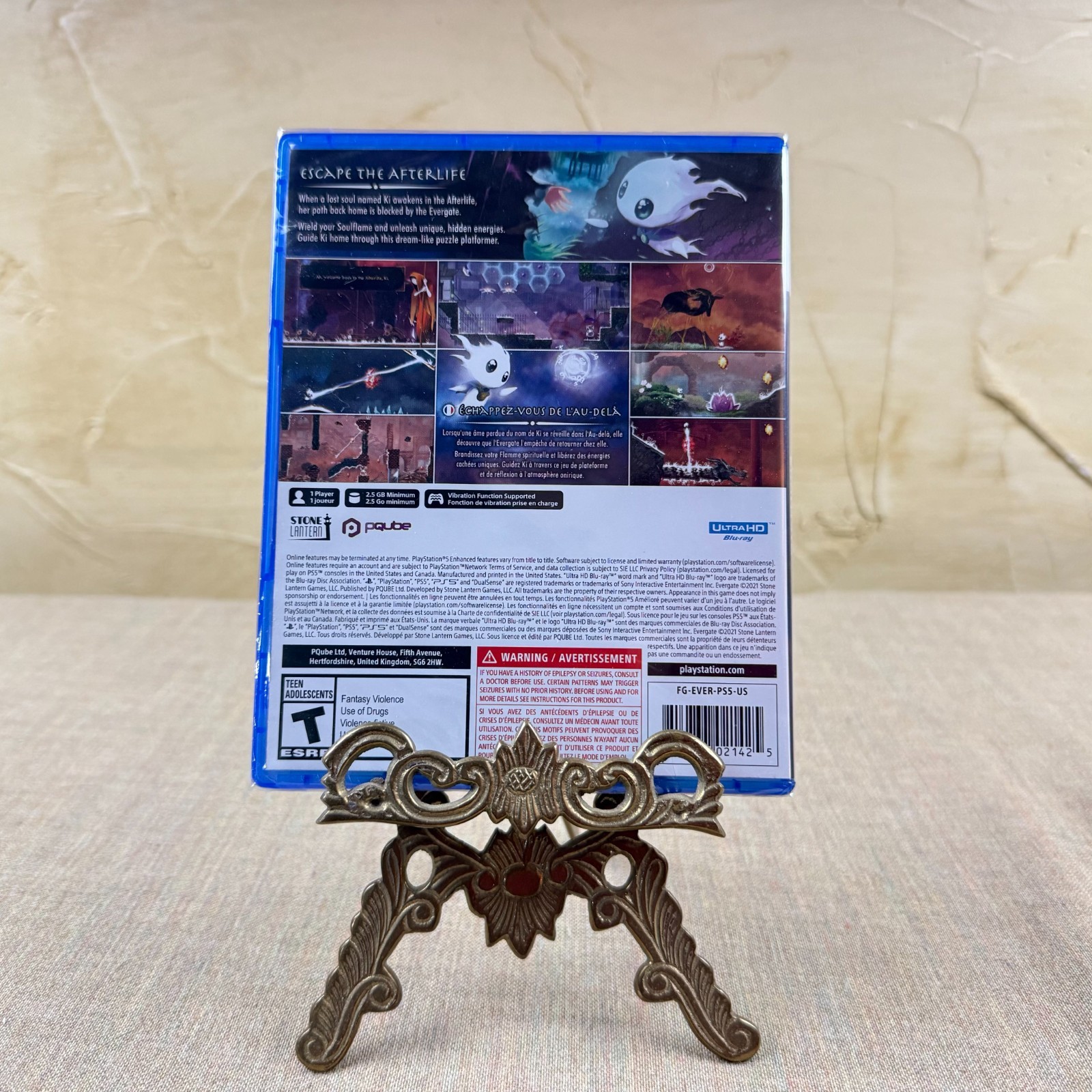 Evergate PS5 Sealed Indie Platformer Puzzle Game New Condition Brand new sealed