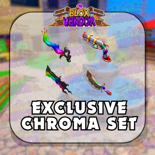 Murder Mystery 2 MM2 | Exclusive Chroma Set | Chroma Godly Knives and Guns