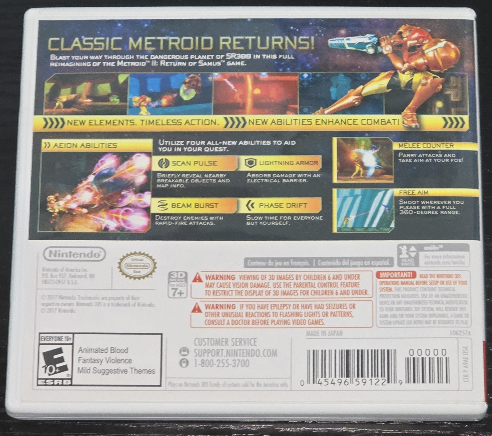 Metroid: Samus Returns Nintendo 3DS Game