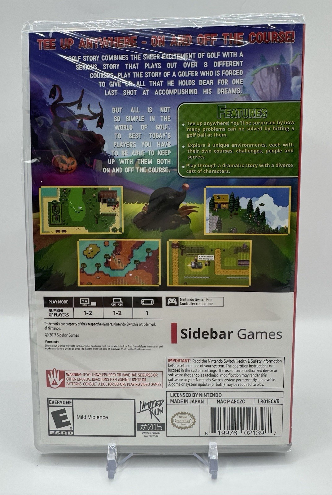 Golf Story – Nintendo Switch – Limited Run Games – Brand New Sealed DAMAGED