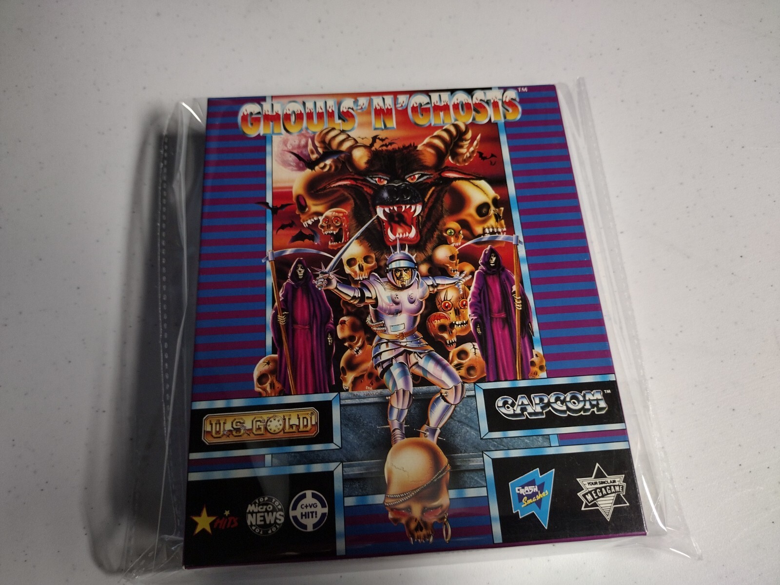 Ghouls ‘N Ghosts Capcom Us Gold Commodore Amiga 500, 600, 1200 Rare in USA