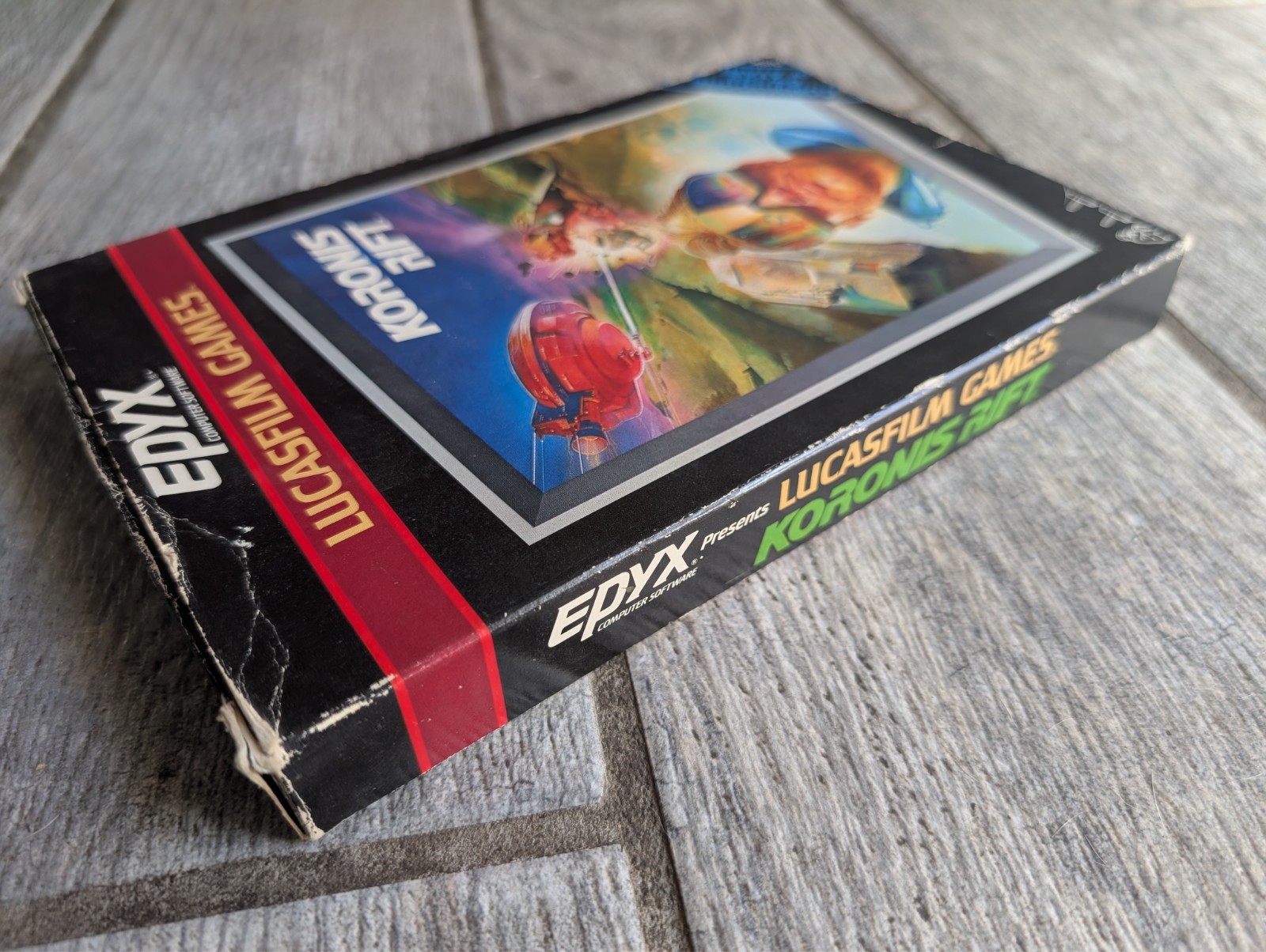 KORONIS RIFT – Commodore 64 & Atari – Complete & Fully Tested – LucasFilm EPYX