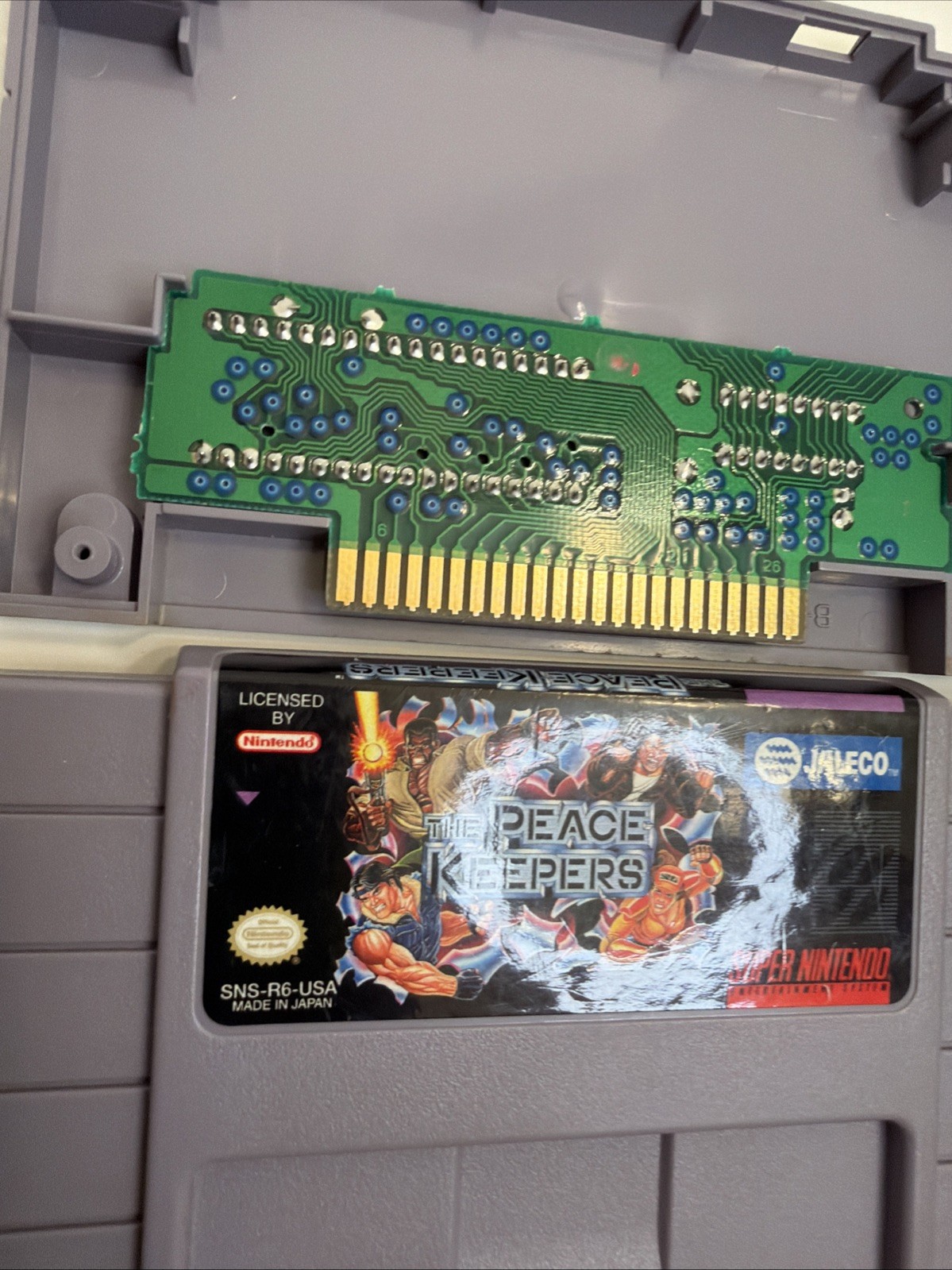 Peace Keepers Super Nintendo Game SNES Authentic Very Good Cond w/ Dustcover