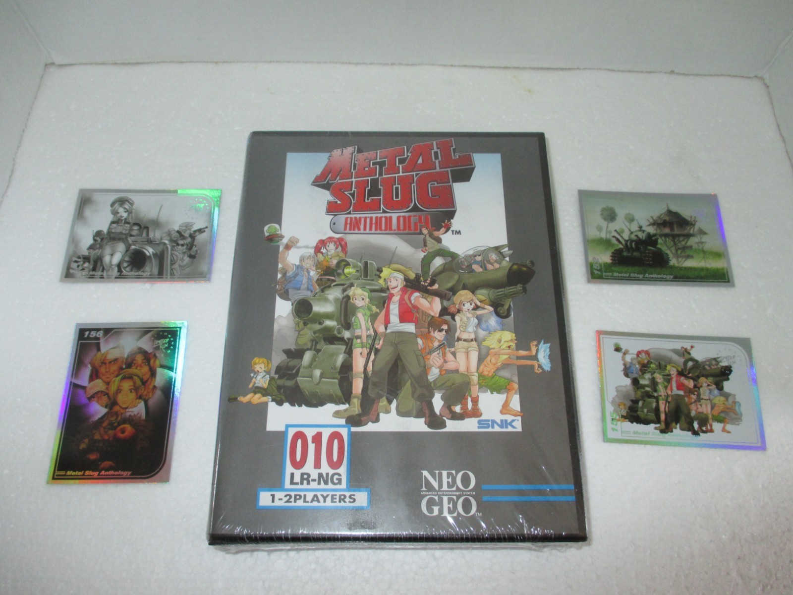 Metal Slug Anthology CE PS4 Brand New Sealed LRG Neo Geo with 4 Cards Included !