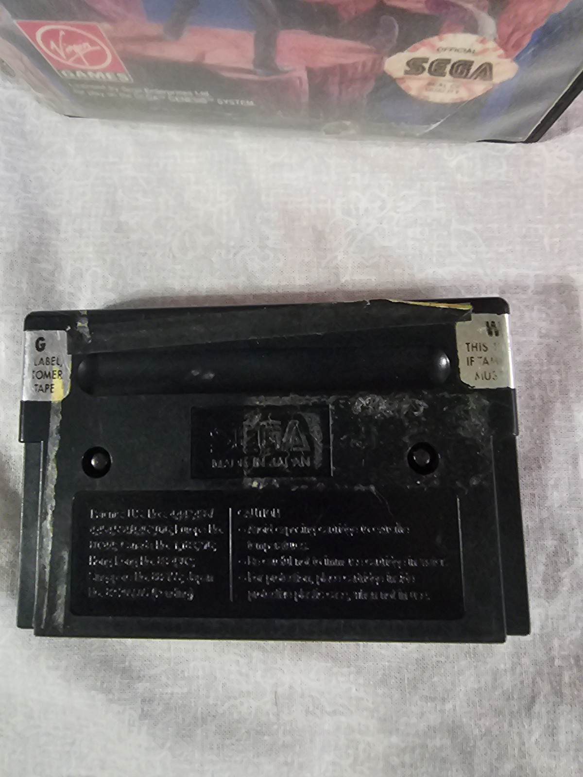Out of This World (Sega Genesis, 1994) Cartridge T-70106 1 Year Guarantee Tested