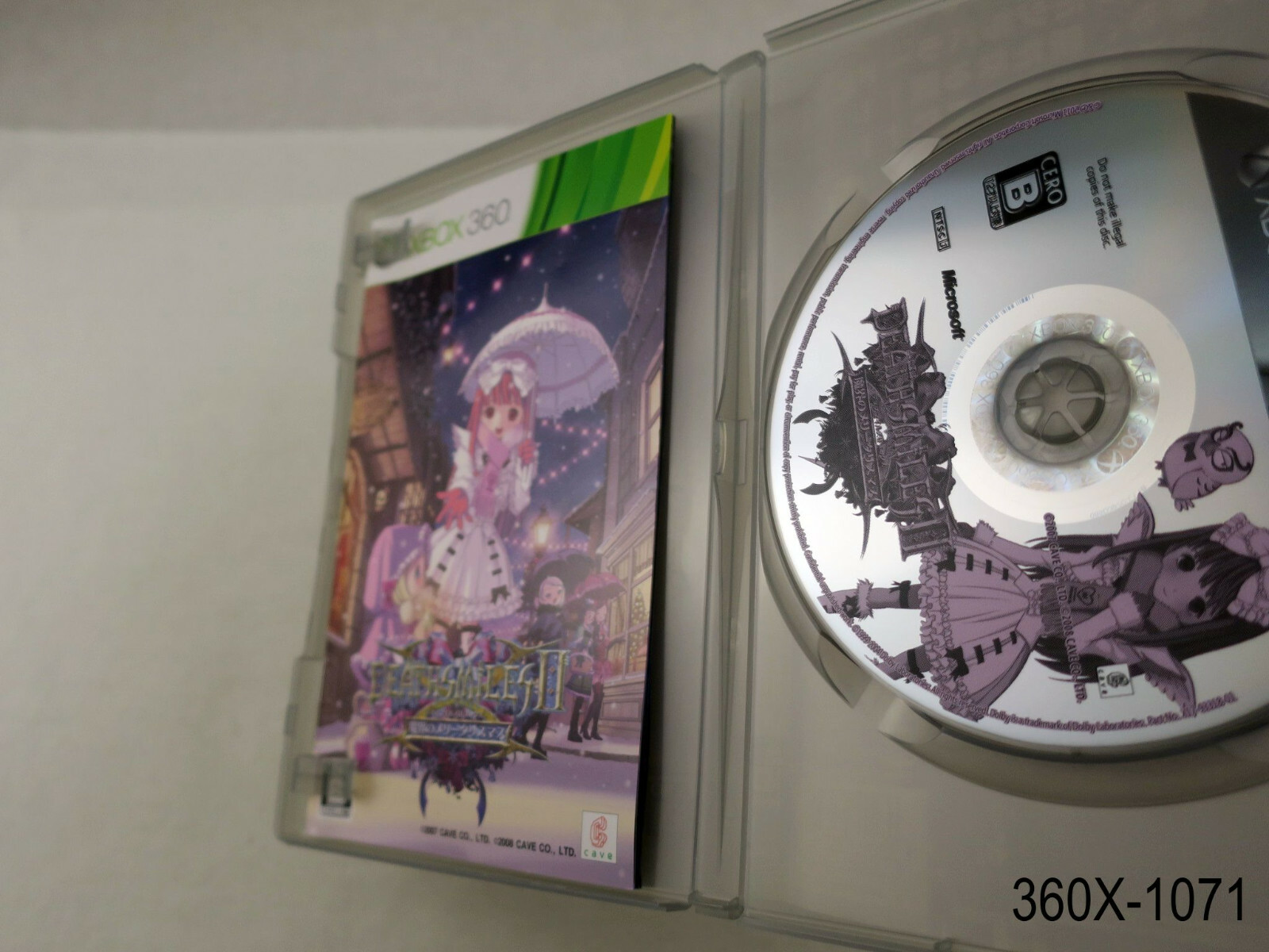 Deathsmiles IIX Best II X Xbox 360 Japanese Import Japan Cave JP Rgn US Seller