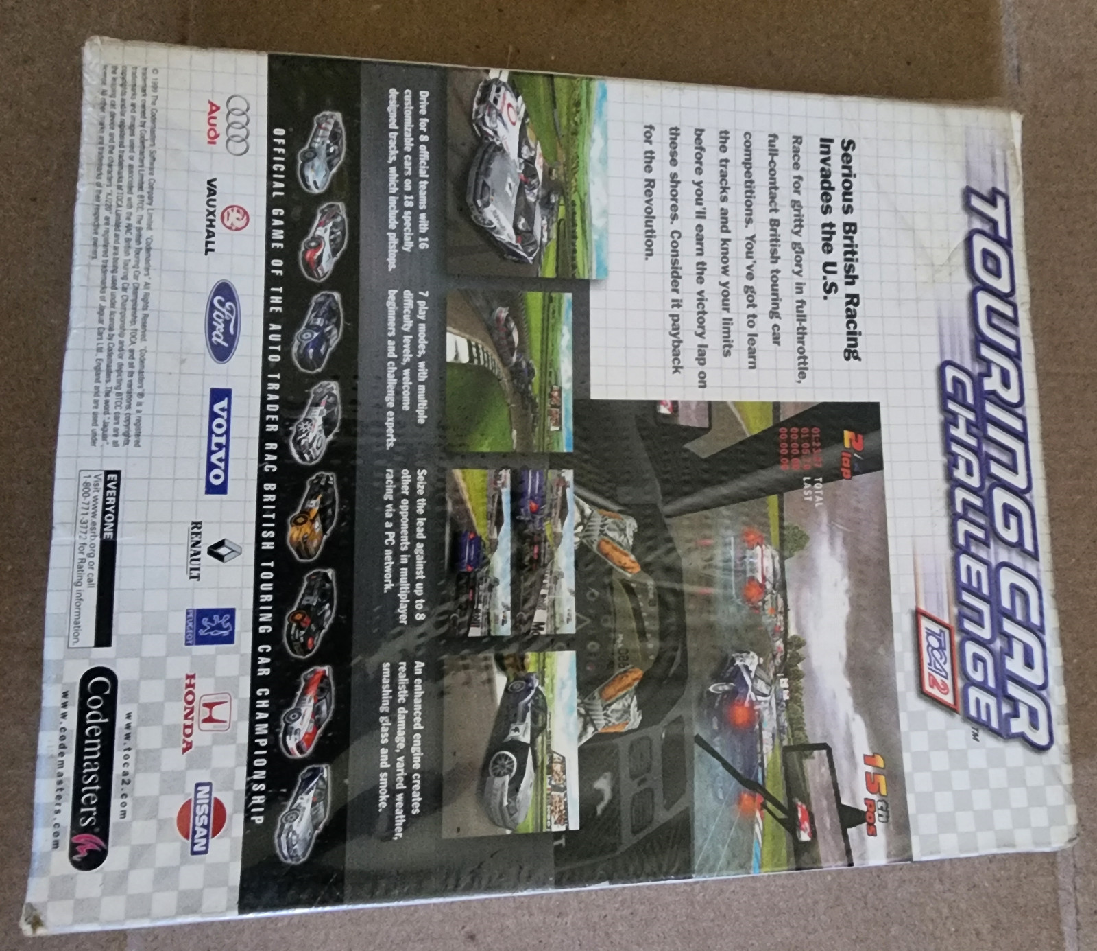 Touring Car Challenge Toca 2 (1999) PC NEW USA Big Box Factory Sealed *READ*