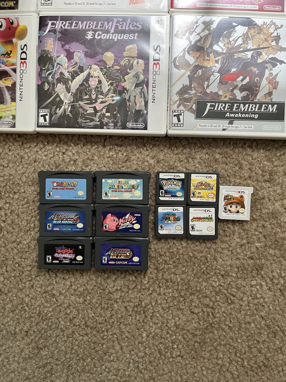 Nintendo DS/3DS/GBA Game Bundle Lot – Pokemon Zelda Mario Persona & More Tested