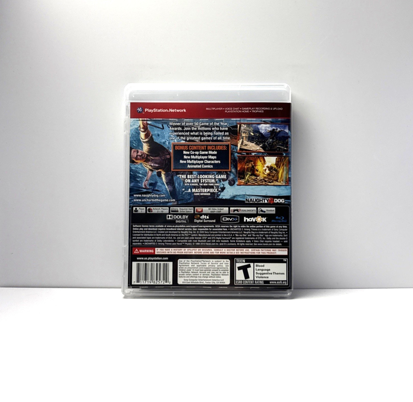 Uncharted 2: Among Thieves GOTY PlayStation 3 CIB Complete Refurbished & Tested