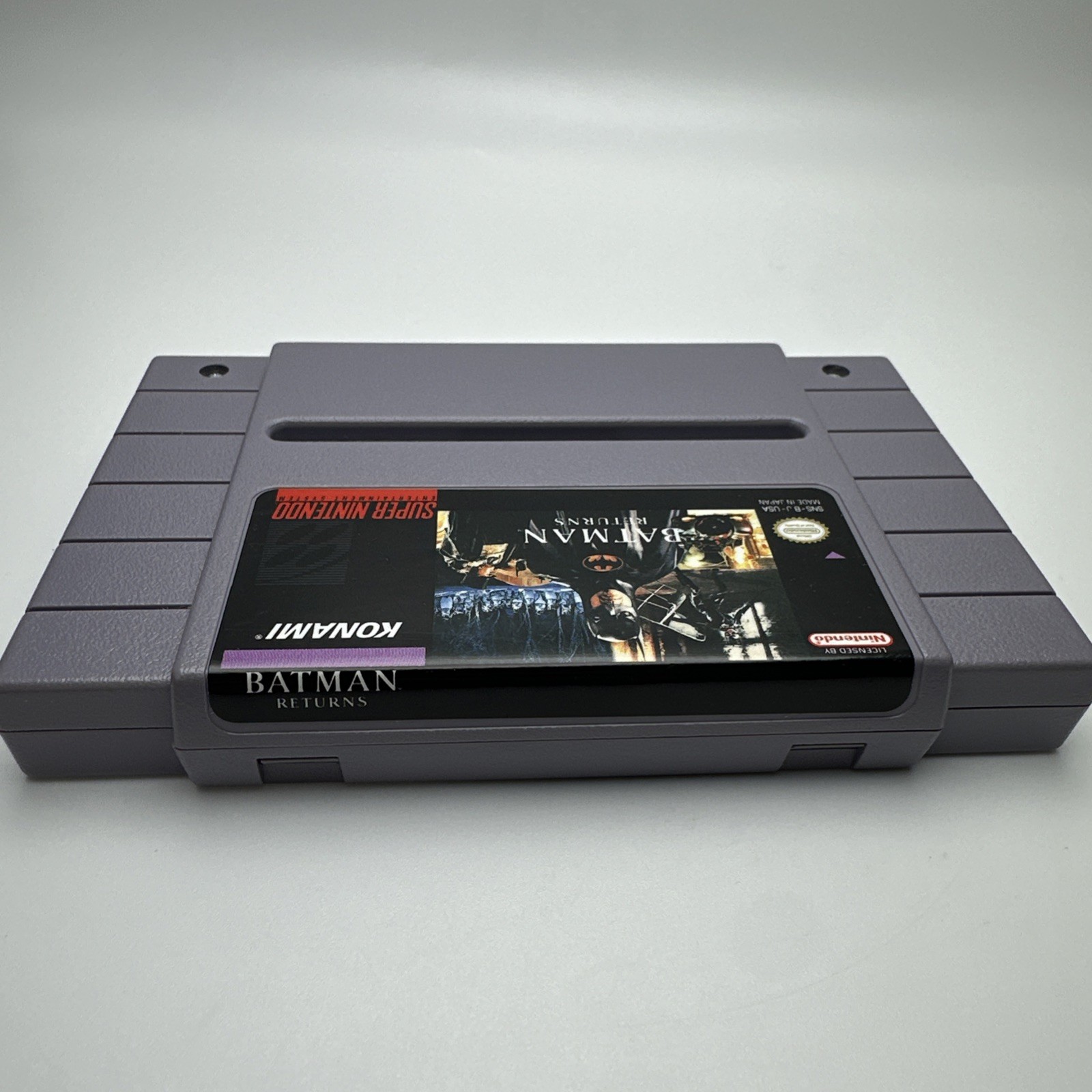 Batman Returns Super Nintendo SNES Complete CIB Nice Box Very Good Condition