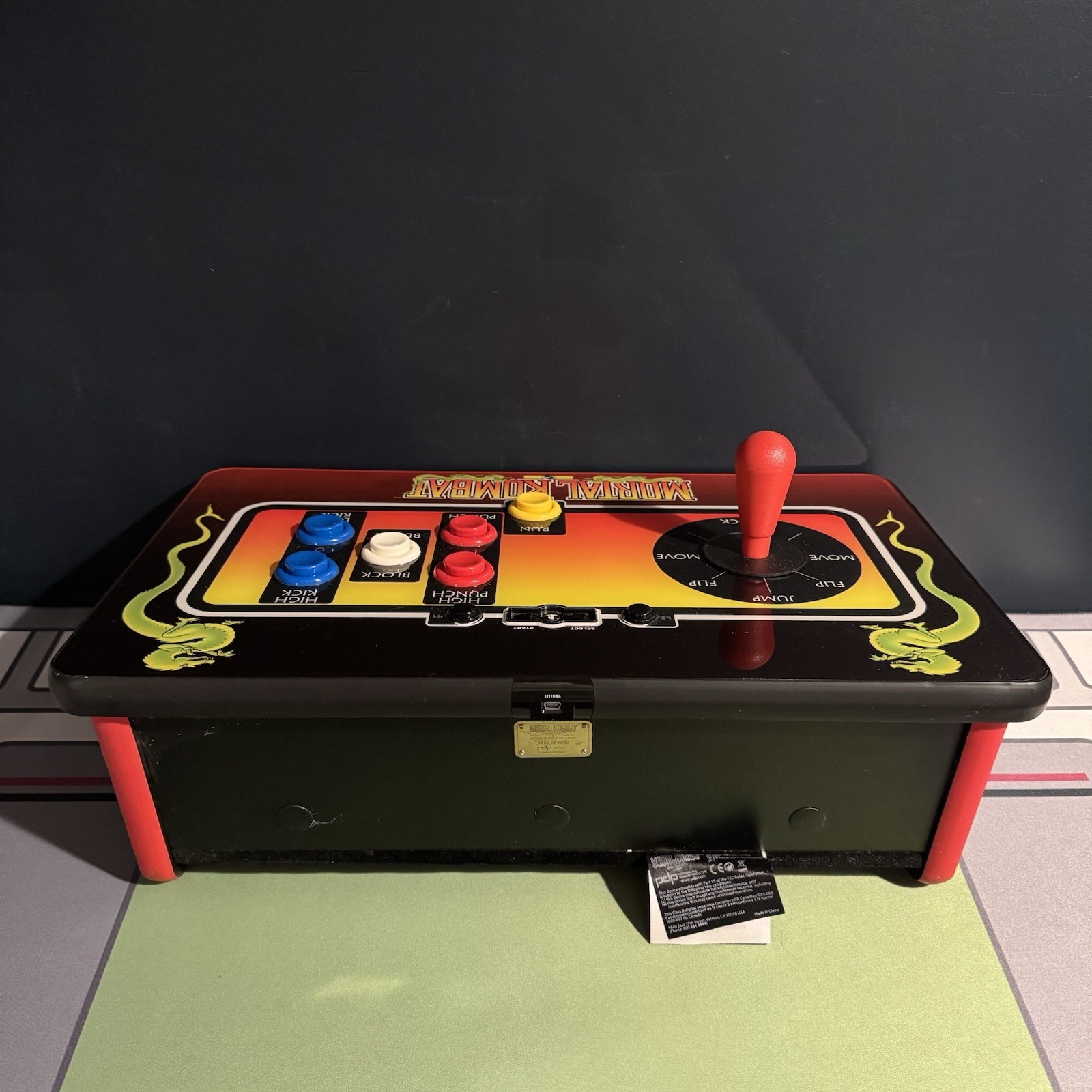 PDP Mortal Kombat Limited Edition Arcade Fight Stick #5660 of 6000 RARE – PS3
