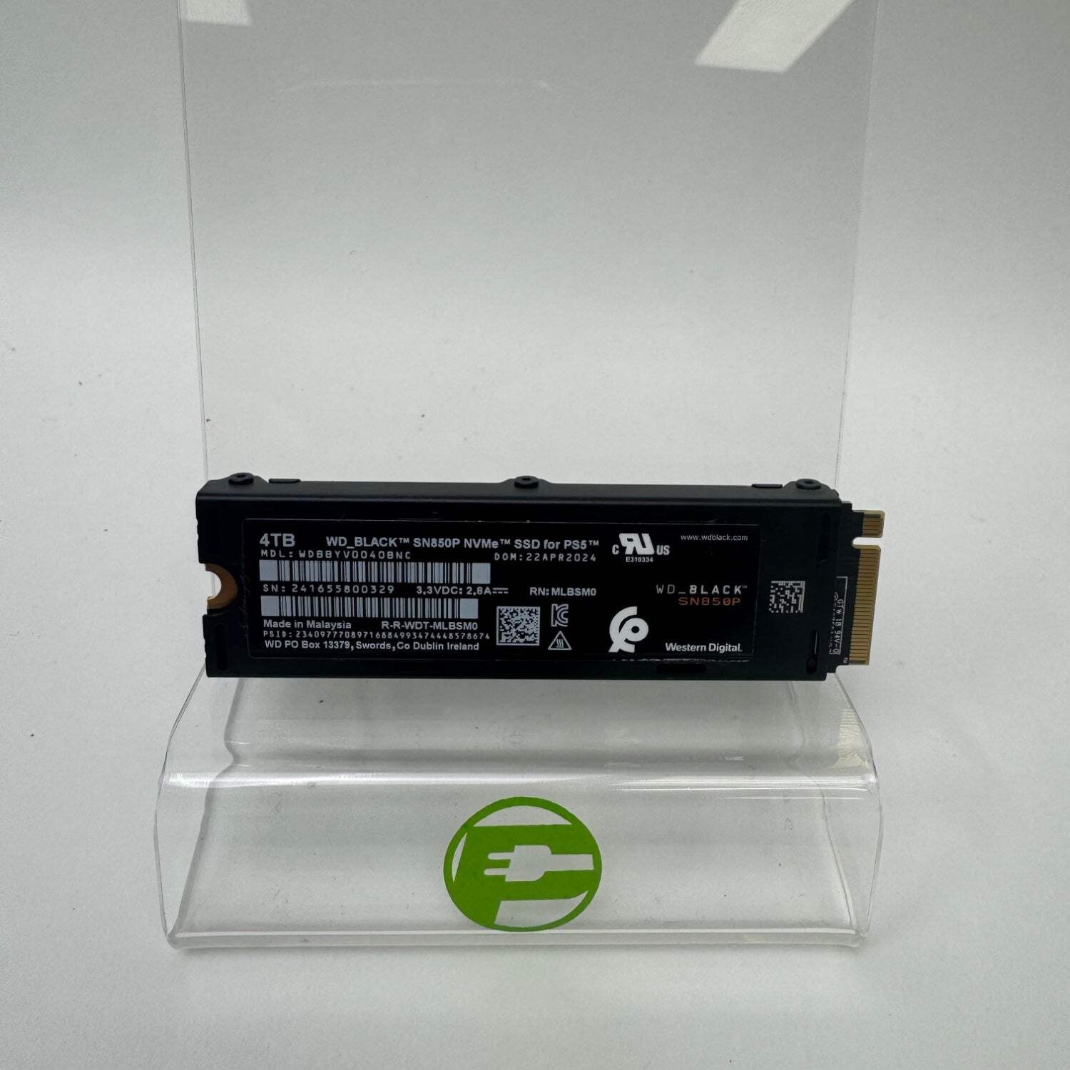 Western Digital WD 2280mm Black Sn850P 4TB M.2 NVMe Gen 4.0 x 4 SSD