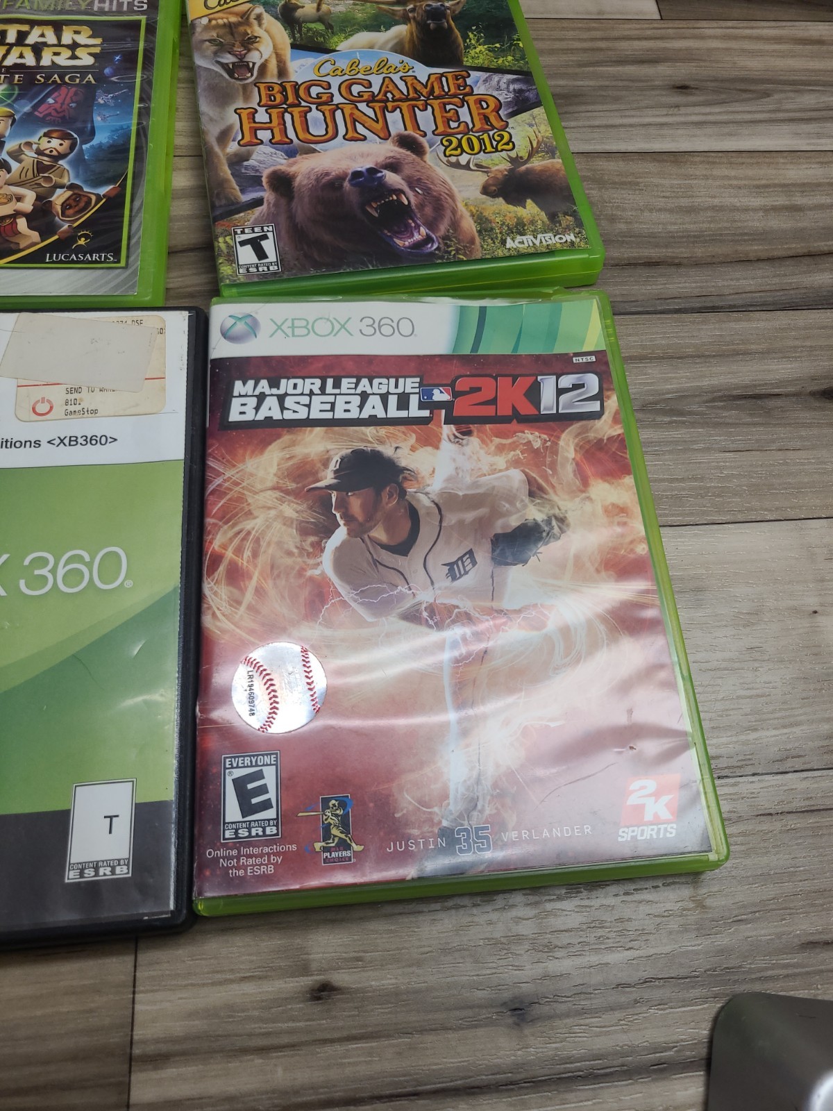 Lot If 10 Xbox 360 Games Civilization Revolution Stat Wars Cabelas Masters