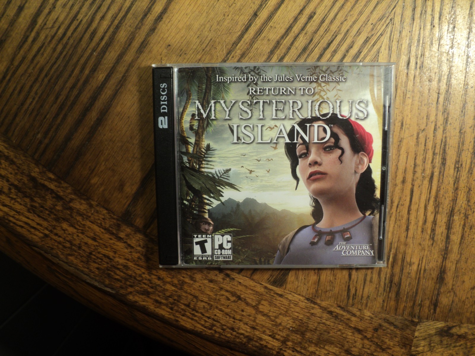 Return To Mysterious Isla (The Adventure Company, 2004) Case, Manual & 2 Disc