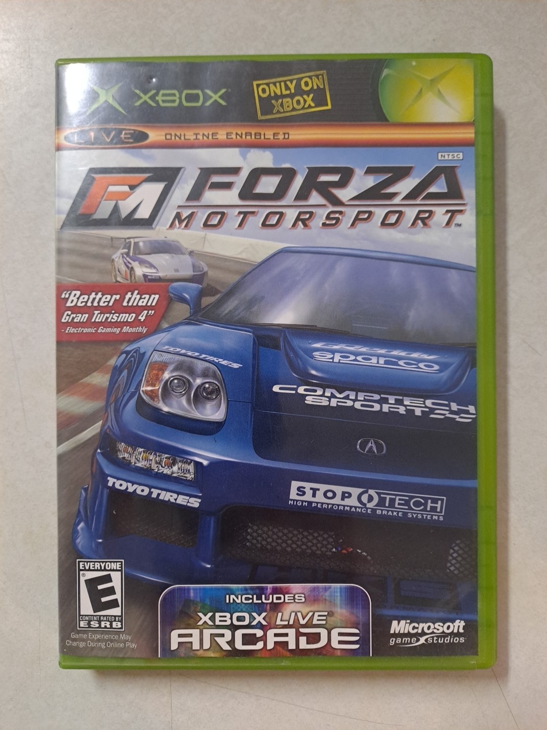 Forza Motorsport (Microsoft Xbox 2005) CIB Complete + Untorn Xbox Live Code Card