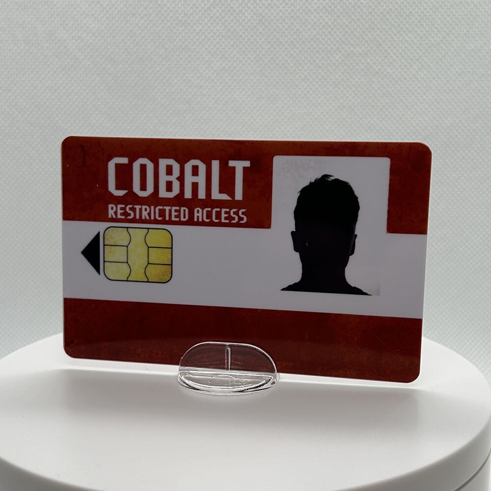 RUST Key Cards | COBALT Keycard Set | Cosplay Cards | Red Key Card Blue Key Card