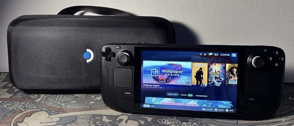 Valve Steam Deck 256GB LCD Console – Case & Charger *Next Day Shipping