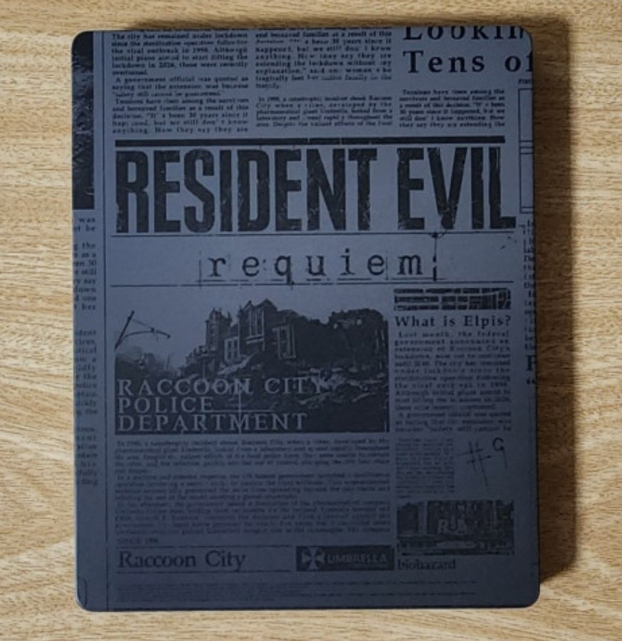 Resident Evil Requiem Steelbook G2 Size Case Only Brand New No Game PS5