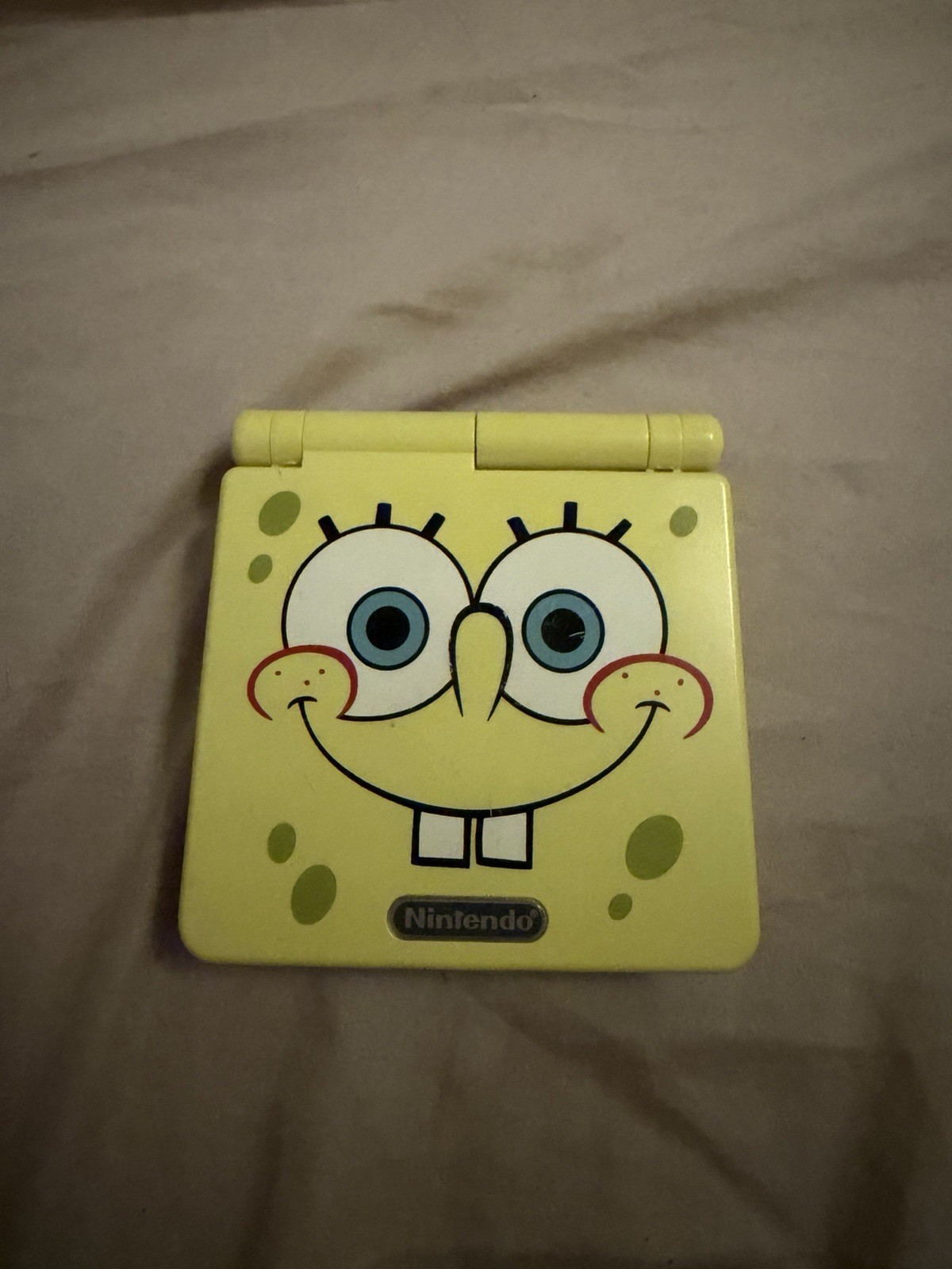 Nintendo Game Boy Advance SP Handheld System AGS-101 Spongebob Edition Console!