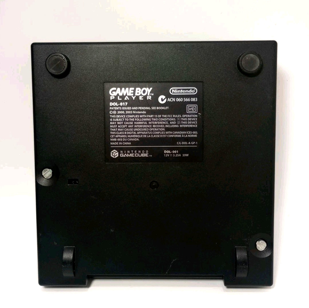 Nintendo GameCube Game Boy Player Startup Disc + Black Adaptor Tested Working