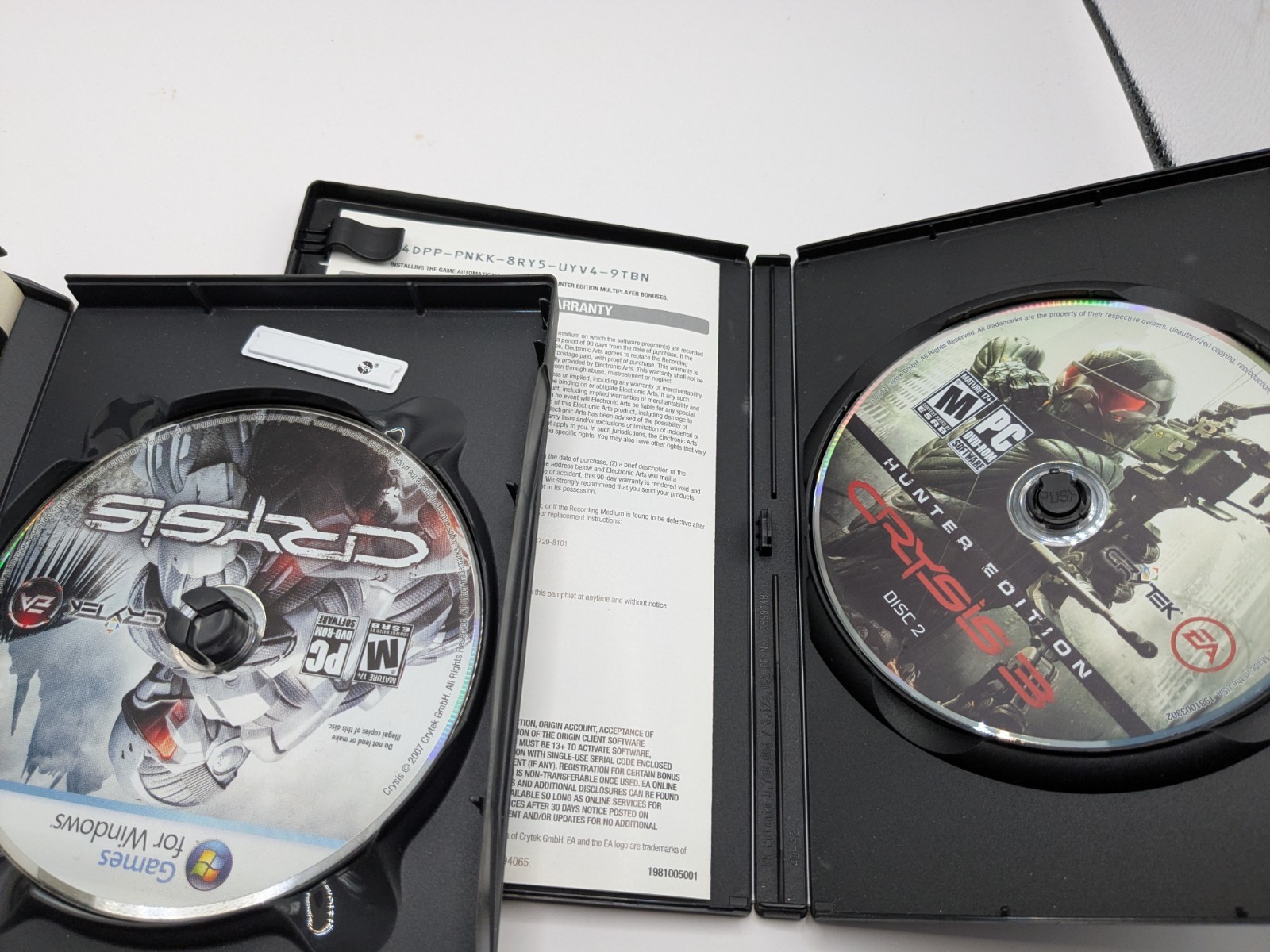 CRYSIS 1 & 3 Bundle HUNTER EDITION PC EDITION COMPLETE WITH 2 DISCS