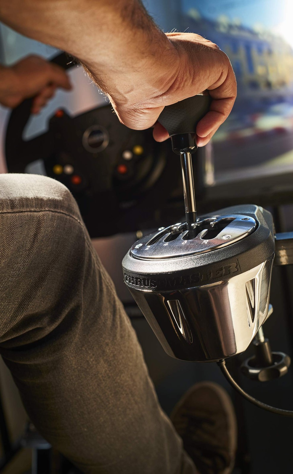 Thrustmaster TH8A Shifter, H-Pattern & Sequential Add-On – PS5, XBOX & Black
