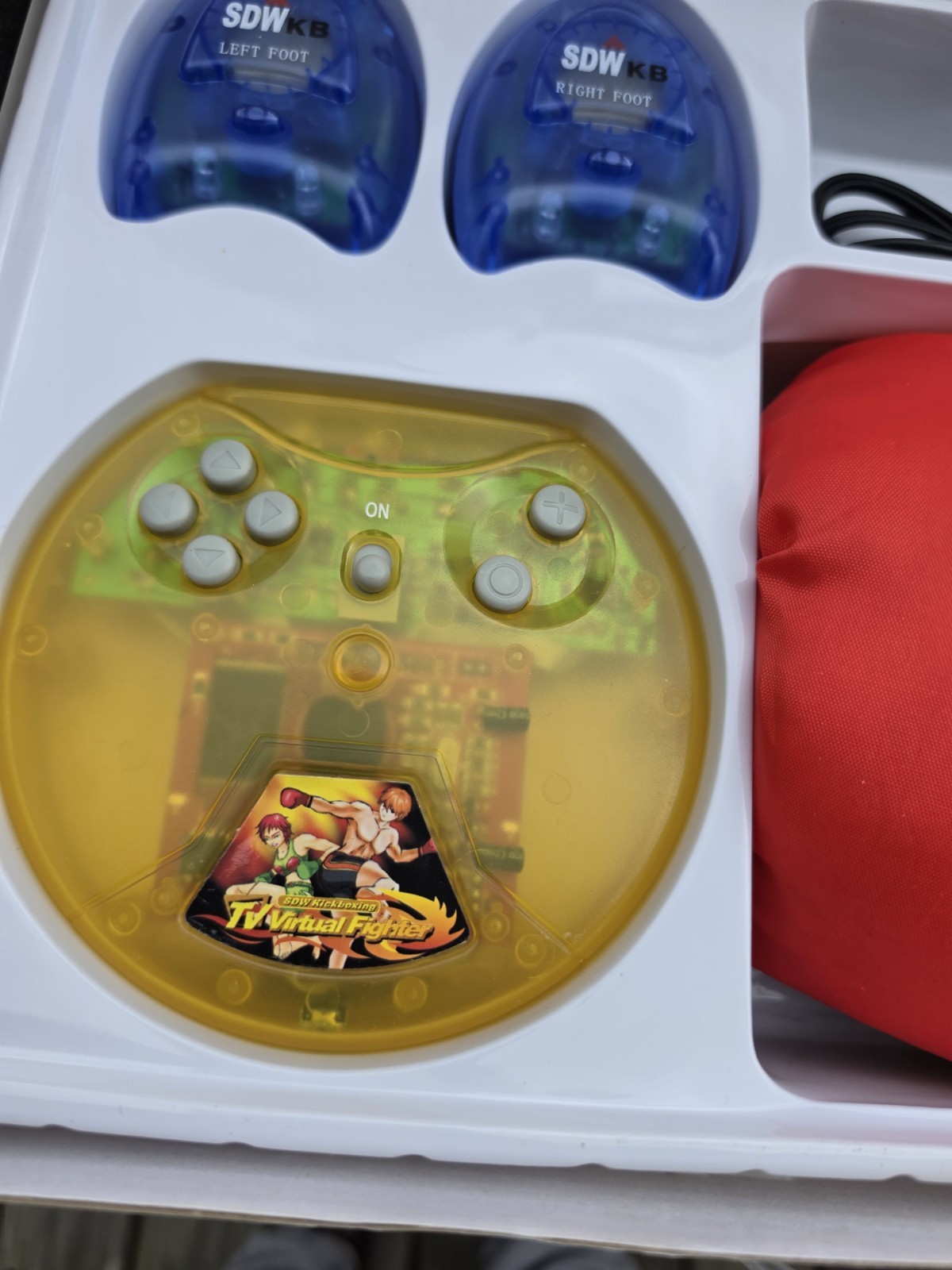 Virtual Kickboxing Plug and Play TV Game SDW Games 2000s Boxing Console Complete