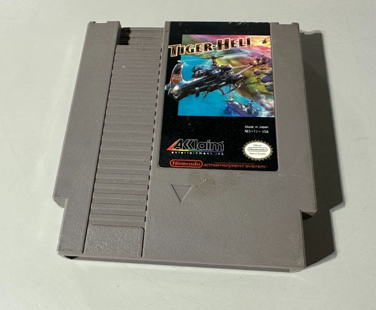Tiger-Heli Nintendo Entertainment System NES Game Cartridge 1987