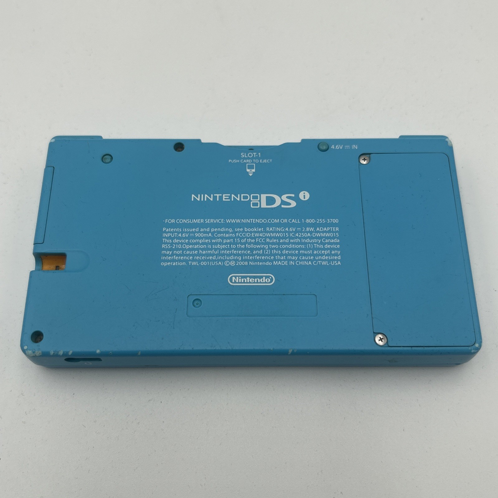 Nintendo DSi TWL-001 Teal Blue No Charger Or Stylus L And R Buttons Bad READ