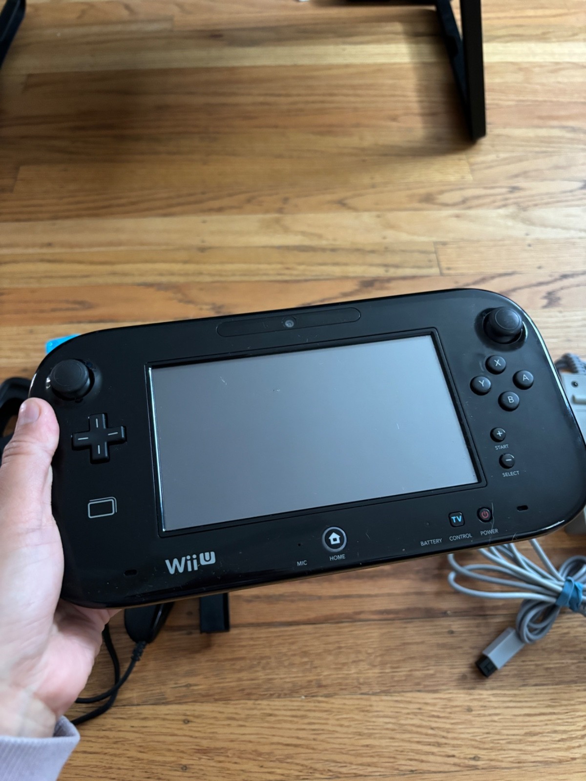 Wii U Console Black 32GB Tested&Work Sold as-is READ DESCRIPTION Check VIDEO