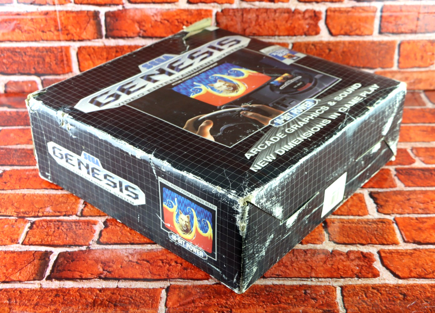 SEGA Genesis 16-Bit Model 1601 High Definition Graphics In Box Bundle WORKING