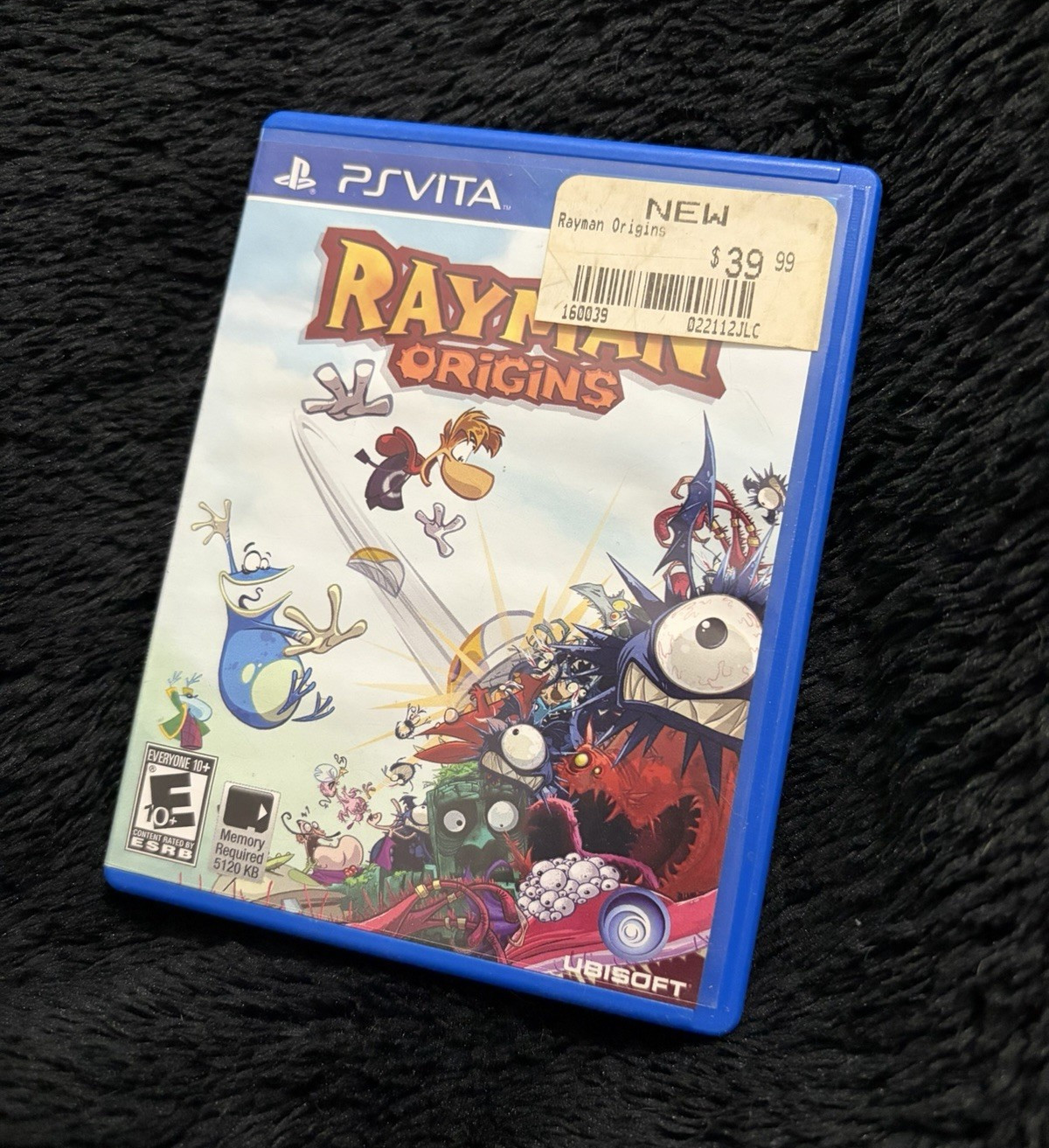 Ubisoft Rayman Origins PS Vita NTSC-U/C E10+ 2012 Case & Cartridge