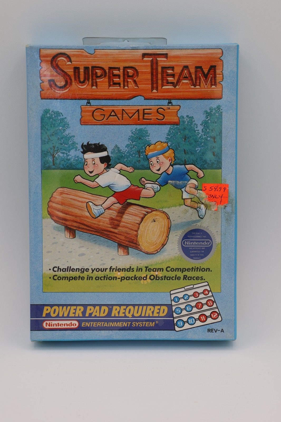 Super Team Games | NES | Brand New Sealed | Power Pad Required – Not Included