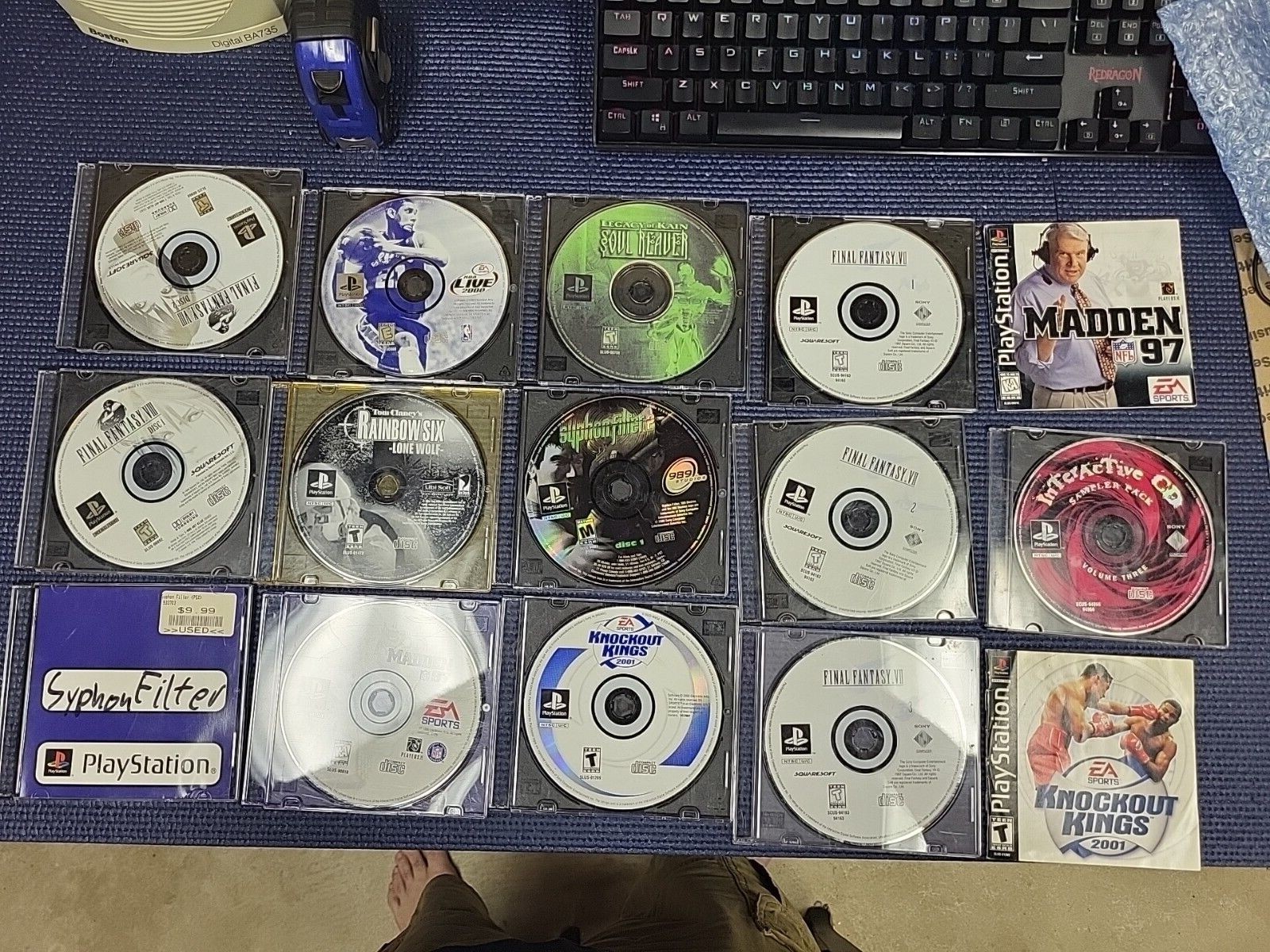 Lot of 8 Games +2 PS1 PSX PlayStation, condition varies, see description please
