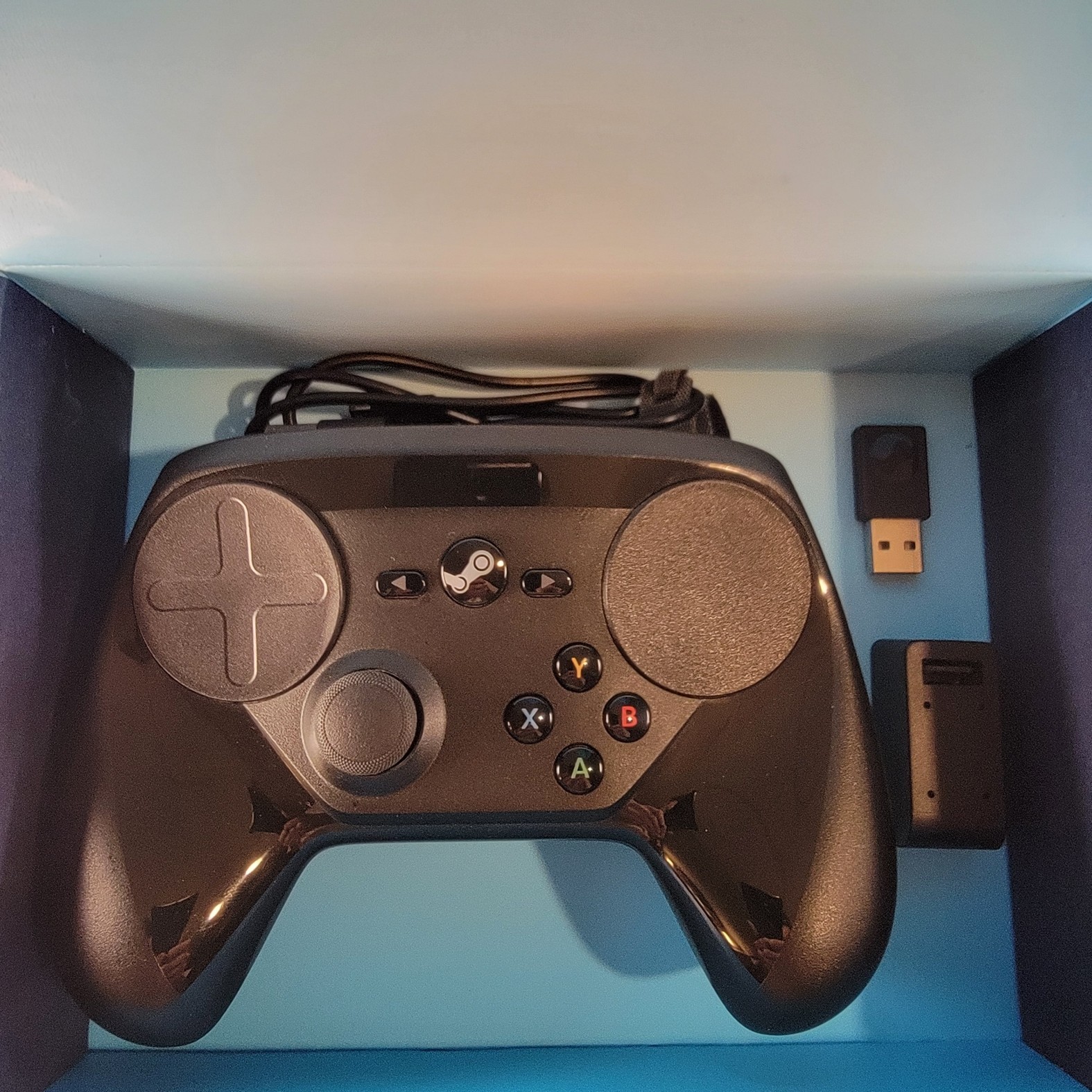 VALVE STEAM CONTROLLER FIRST GEN WIRELESS GAMEPAD PC STEAM LINK USB RECEIVER