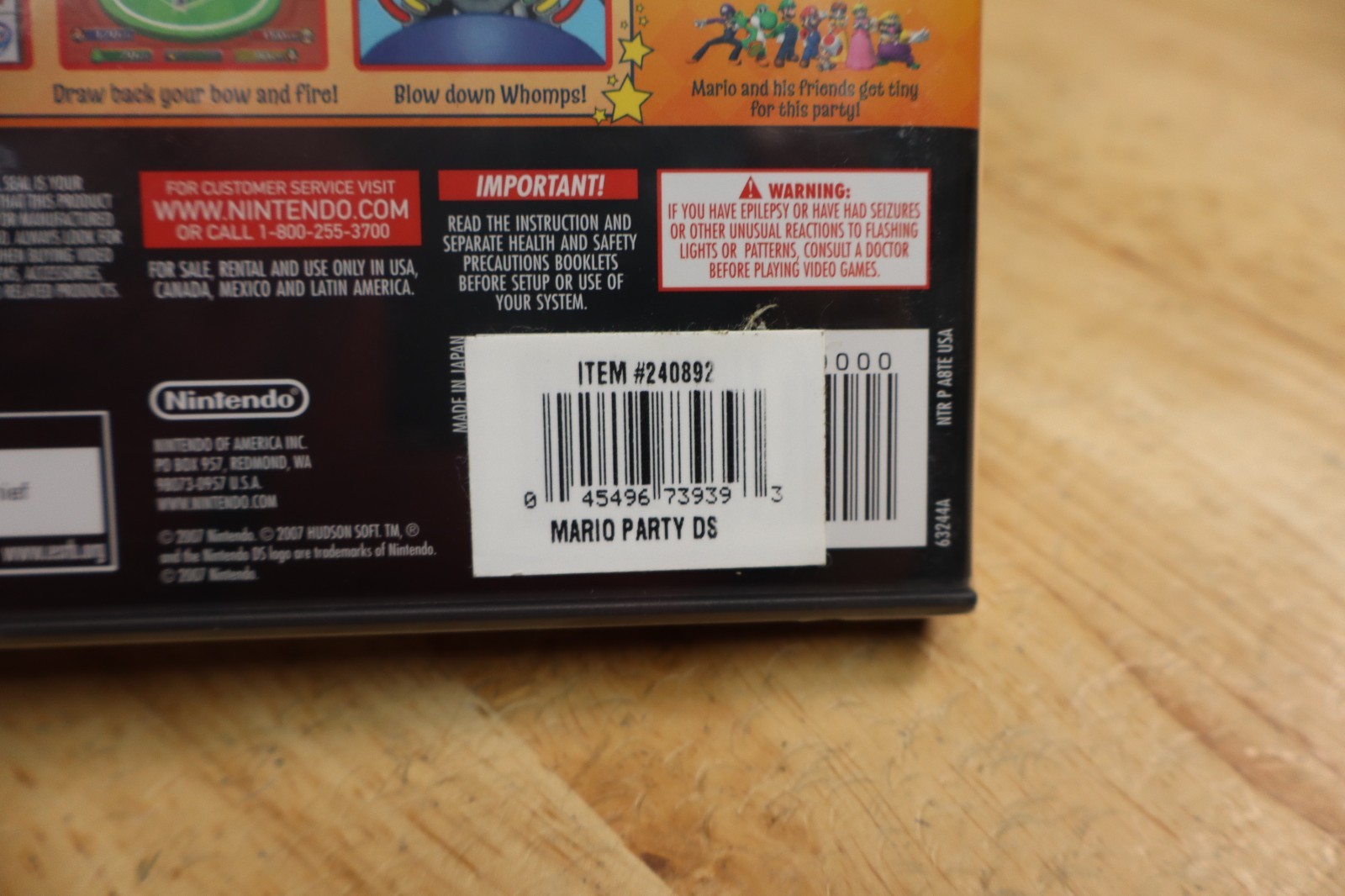 Mario Party DS (Nintendo DS, 2007) Brand New Sealed No Rips Or Tears