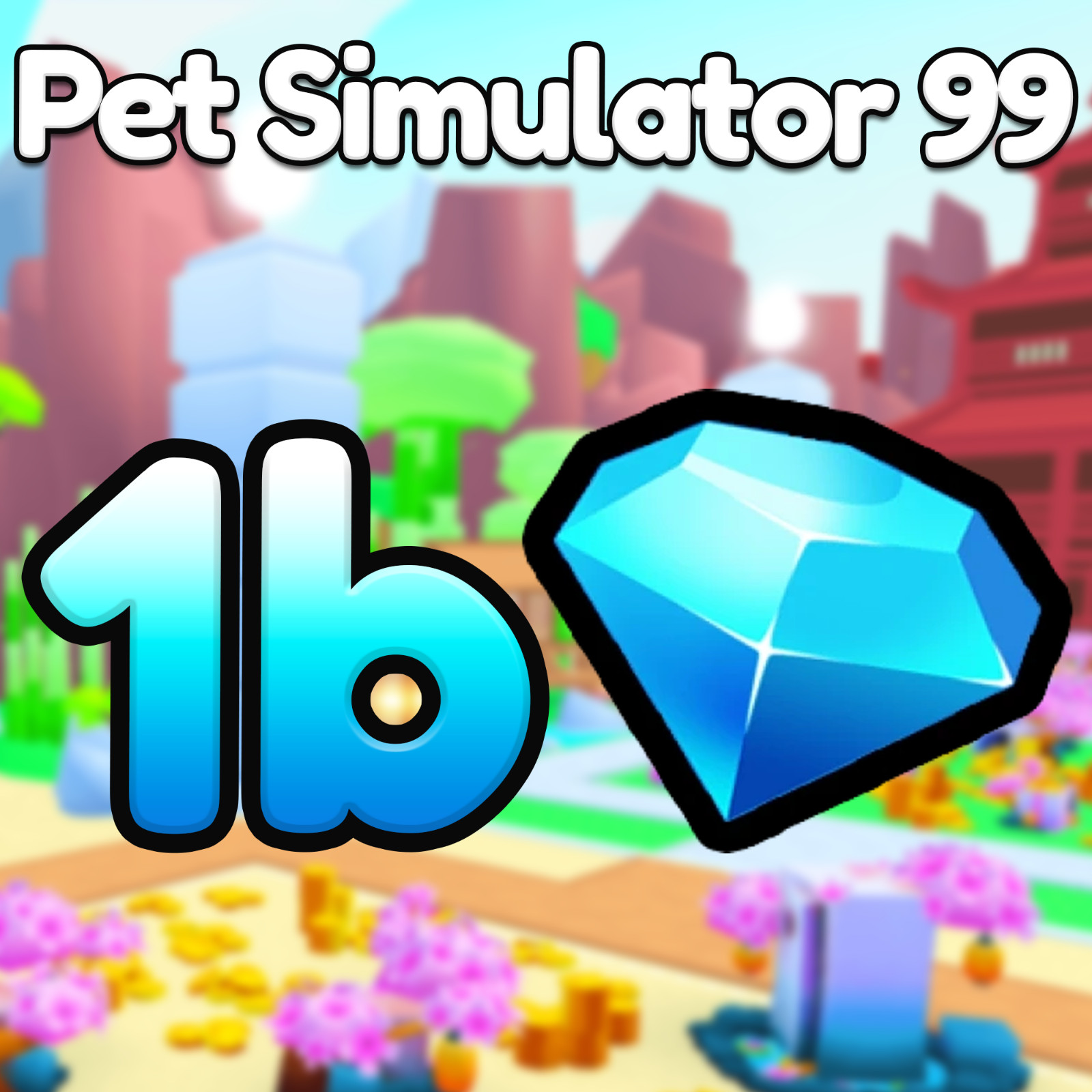 1b PS99 Gems | Pet Simulator 99 | Pet Sim 99 Diamonds