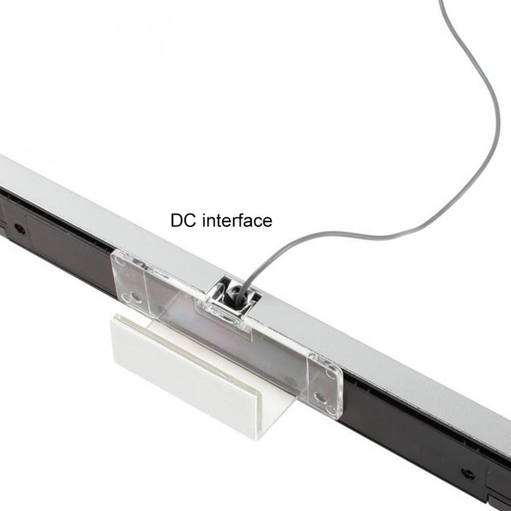 USB Wired Infrared Sensor Bar with Stand Fit for Nintendo Wii / Wii U Console US