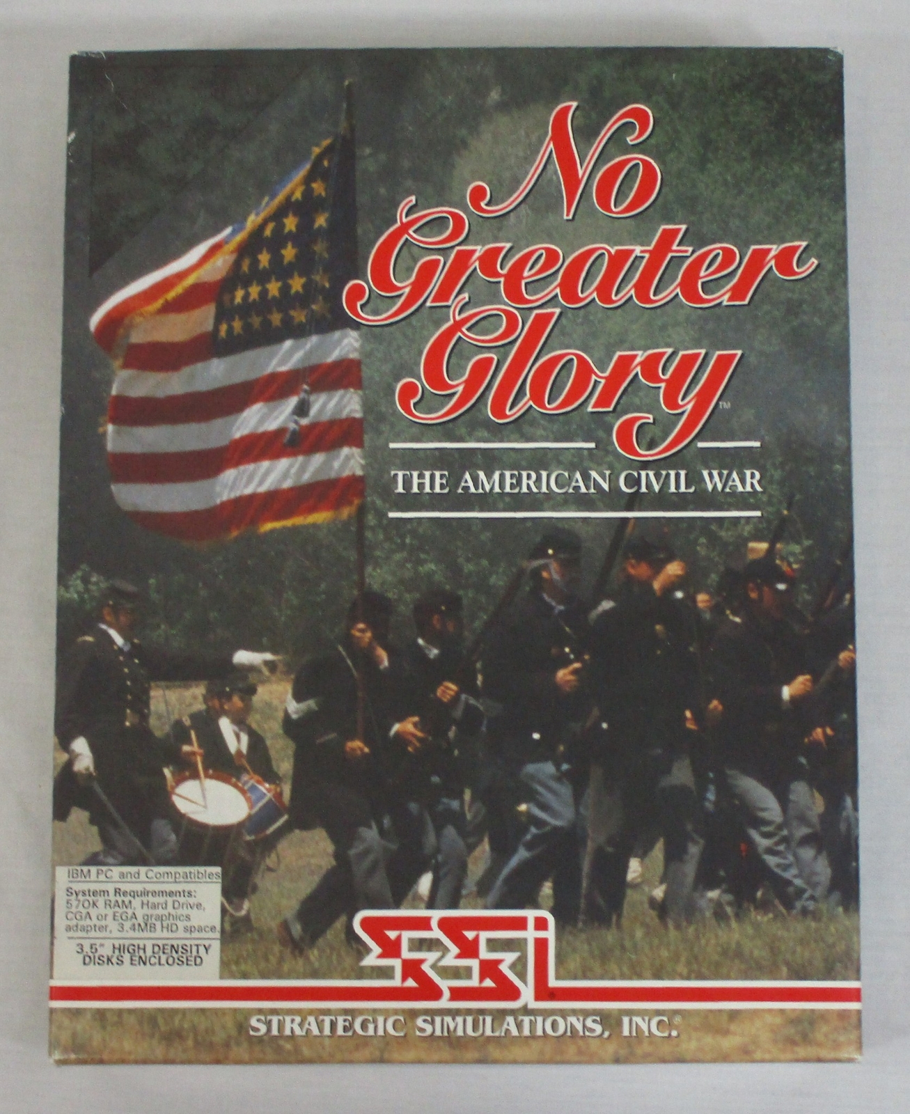 Vintage No Greater Glory: American Civil War Computer Game PC 3.5″ SSI 1991